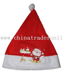 Optical Fiber Christmas Hat from China