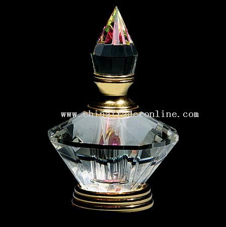 Crystal perfume bottles