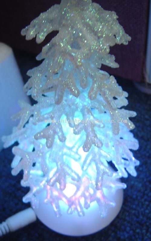 USB Christmas Tree With 7 Change Light from China