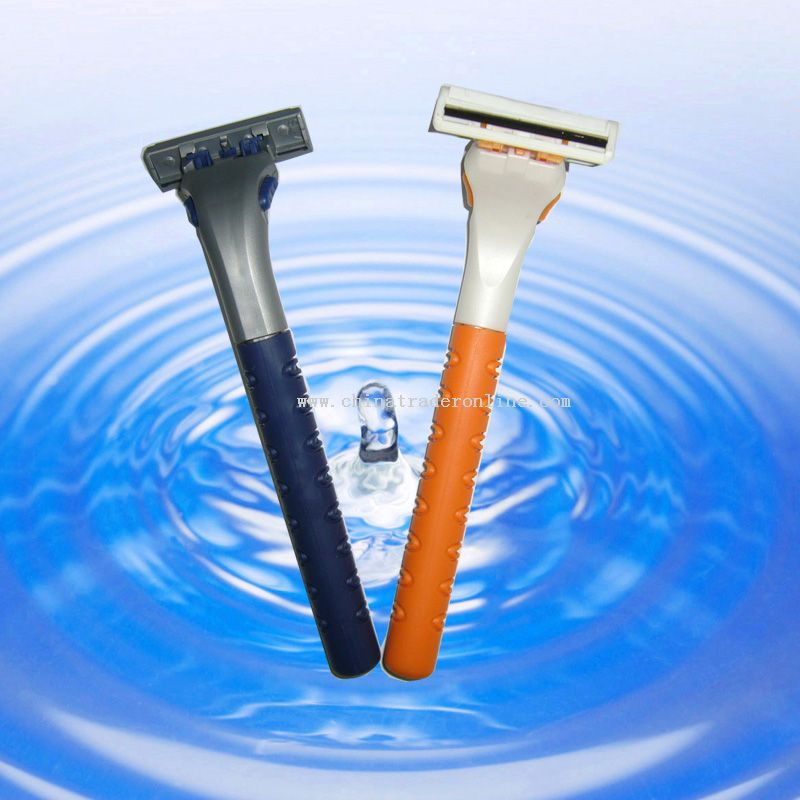 Twin blade disposable razor from China