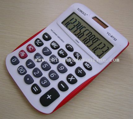 12 Digits Desktop Gift Promotion Solar Power Calculator from China