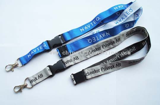 Woven Logo Lanyard from China