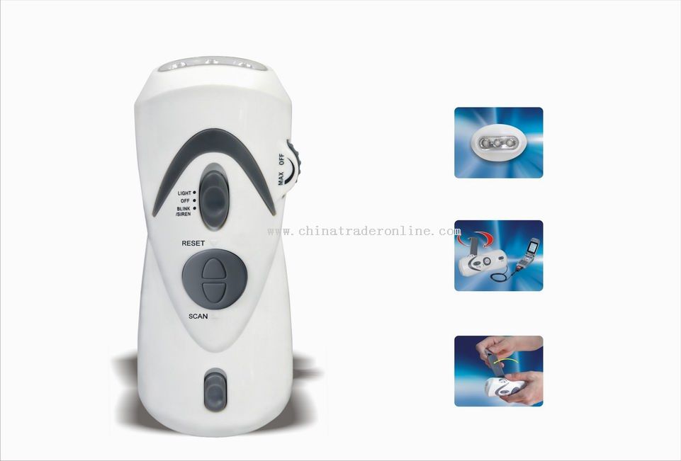 Crank Dynamo Torch Radio Charger from China