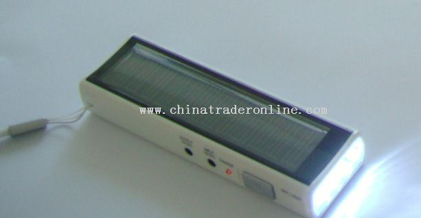 LED Solar Torch with Fm Radio from China