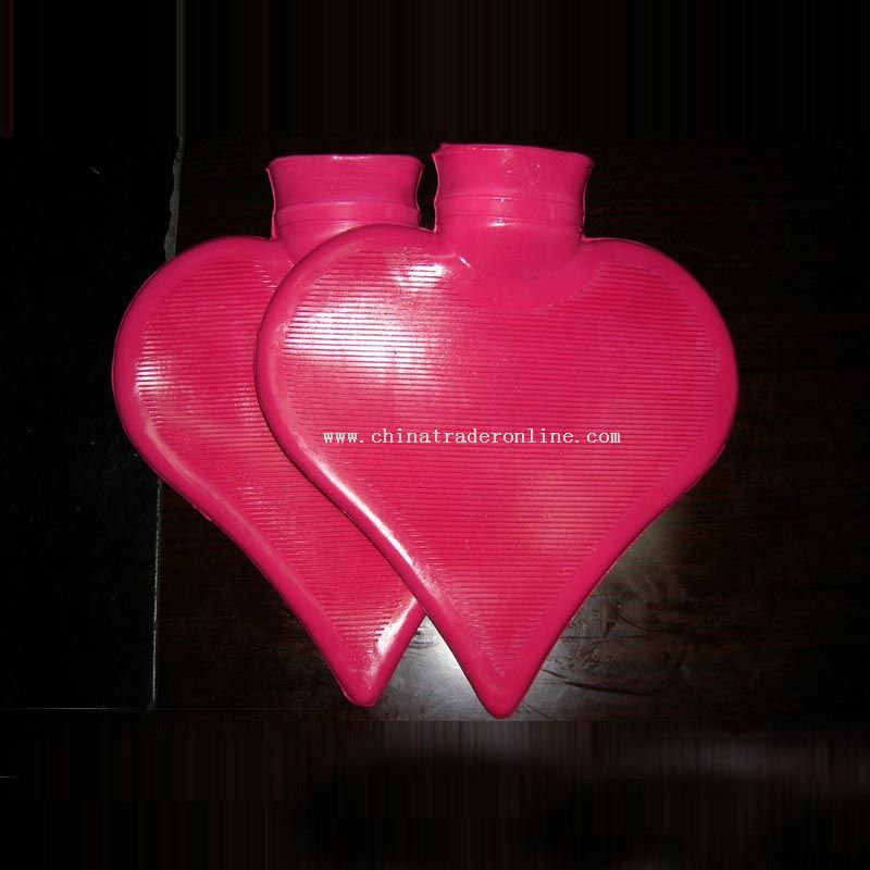 Heart Shape Hot Water Bottle from China
