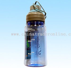 Plastic water bottle from China