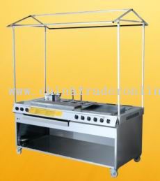 Outdoor BBQ Foodservice Cart from China