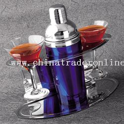 Colorful Double-Wall Cocktail shaker Set from China