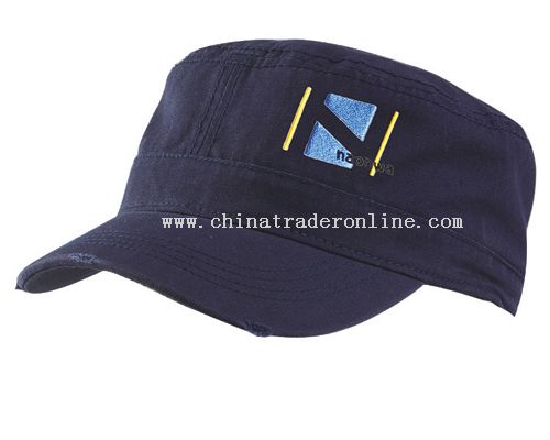 100% Cotton twill Military Cap from China