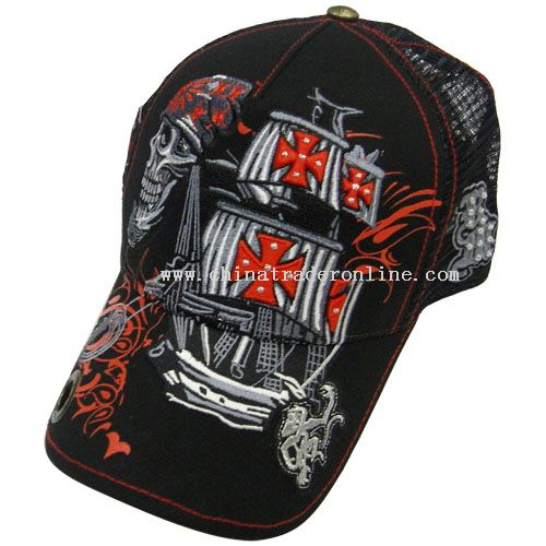 7-hole plastic buckle Mesh Cap