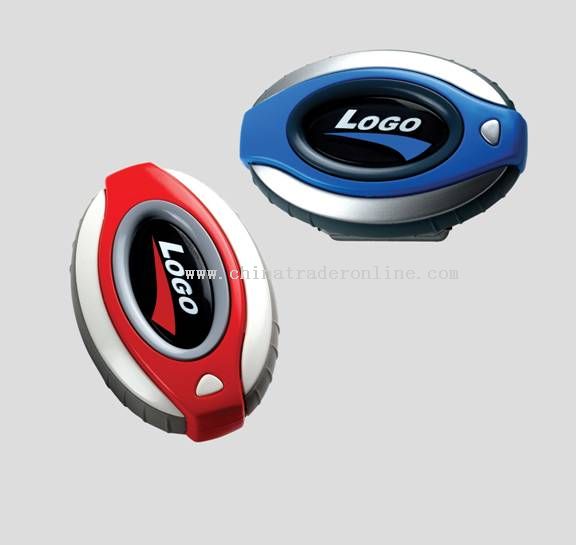 Turnover Pedometer with Clock and Calorie Meter