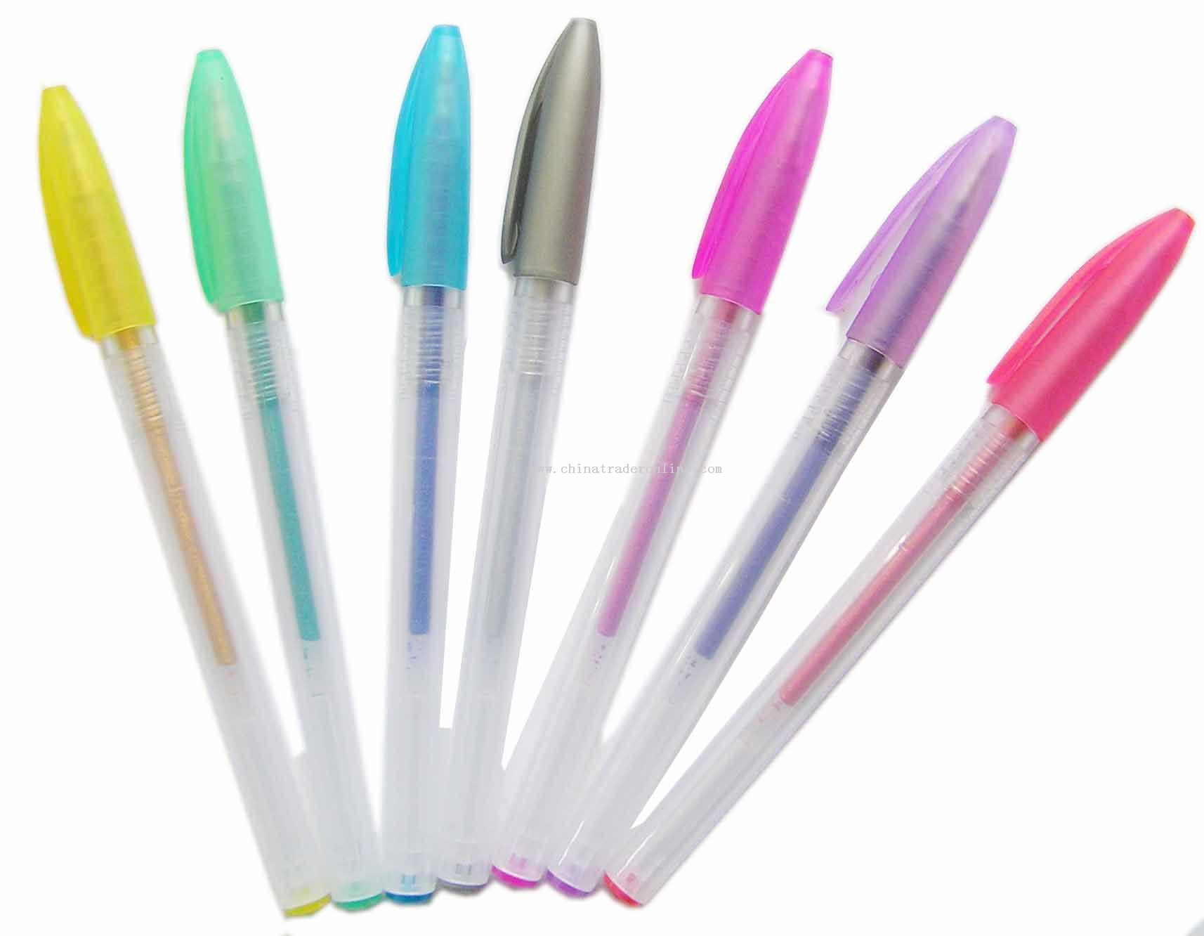 Scented Gel Glitter Pen from China