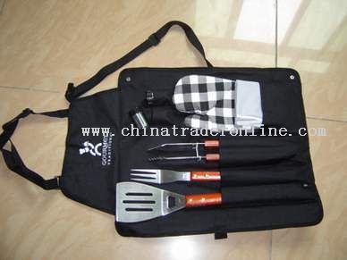 BBQ Set In Apron from China