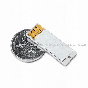 Super Slim USB Flash Drive with Auto-run and Built-in Password Protection Function from China