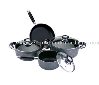 7PC Aluminum Cookware Set from China