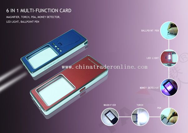 6 in 1 multi-function card