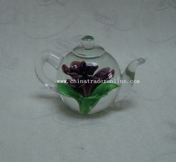 Art Glass Tea Pot from China