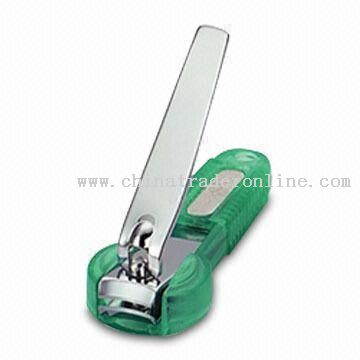 Chrome-plated Nail Clipper with Clipping Catcher