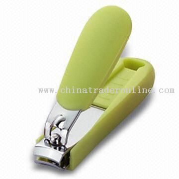 Chrome-plated Nail Clipper with Curved Blade