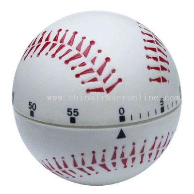 baseball-shaped timer