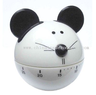 cartoon mouse shaped timer from China