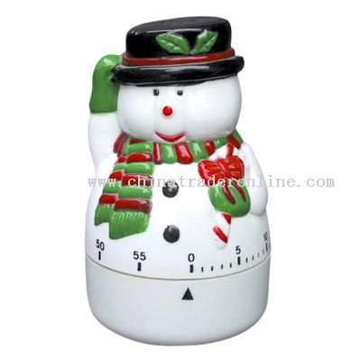 christmas snowman shaped timer from China. christmas snowman shaped timer