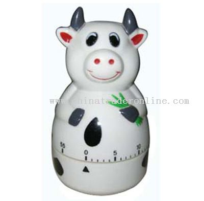 dairy cattle shaped timer