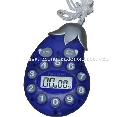 eggplant-shaped timer from China