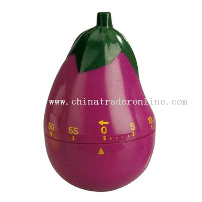 eggplant-shaped timer from China