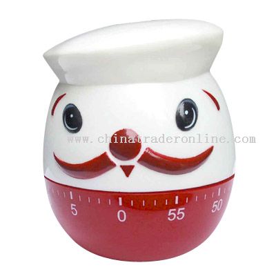 fat chef shaped timer from China