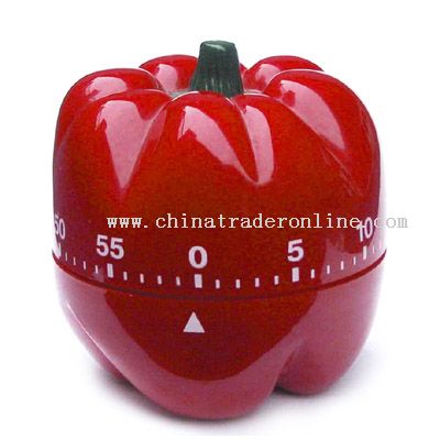 green pepper shaped timer from China