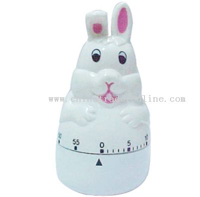 rabbit-shaped timer from China