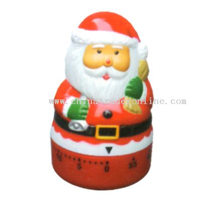 santa clause shaped timer