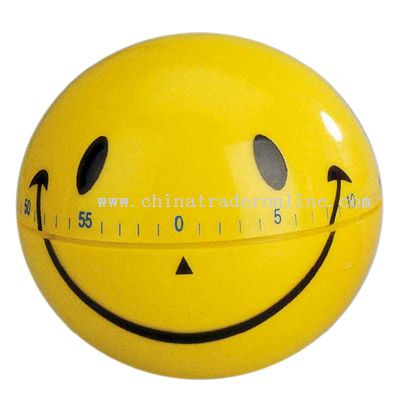 smile-face shaped timer