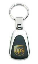 Arch Shape Shiny Nickel Finish Epoxy Center Keytag from China