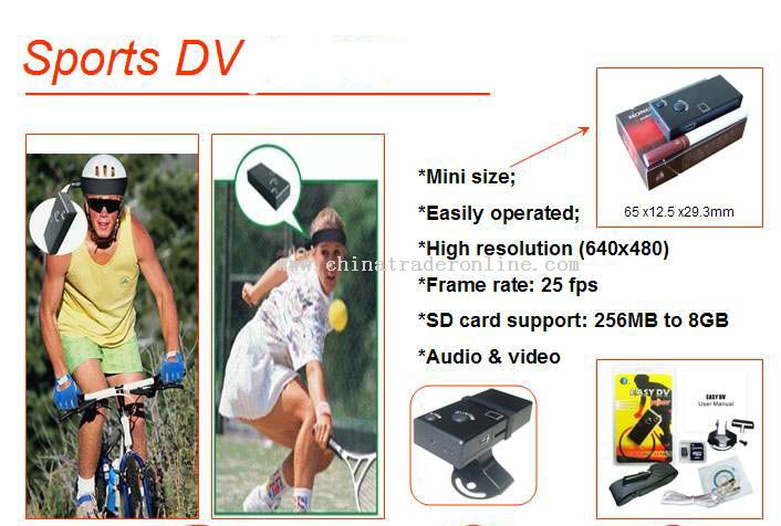 Sports DV Camera from China