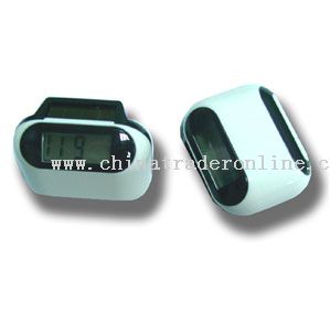 Solar and  battery powered Pedometer from China