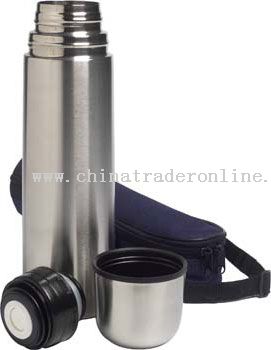 Stainless steel vacuum flask with bag easy carrying from China