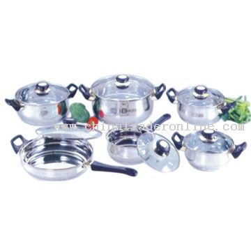 Stainless_Steel_12pc_Cookware_Set from China