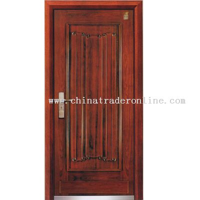 Steel-Wood Security Doors from China