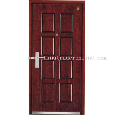 Steel-Wood Security Doors from China