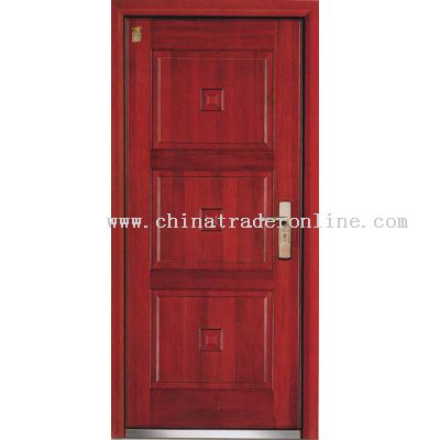 Steel-Wood Security Doors from China