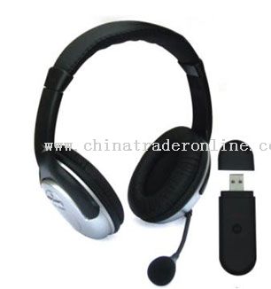 2.4G wireless headphone