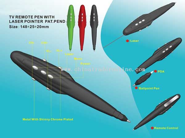 tv remote pen with laser point from China