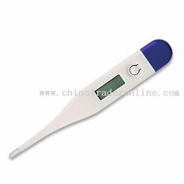 Digital Thermometer with Liquid Crystal Display