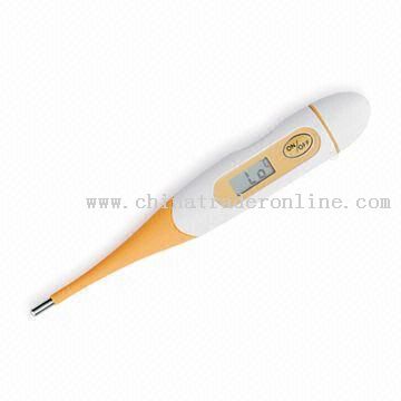 Digital Thermometer with Liquid Crystal Display