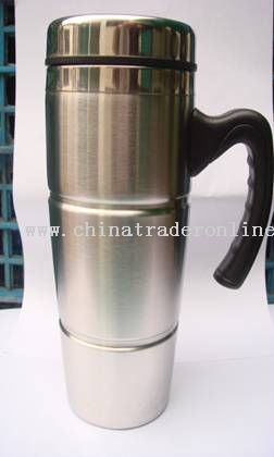 stainless steel mug