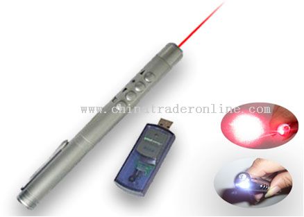 laser pointer page up/down with led from China