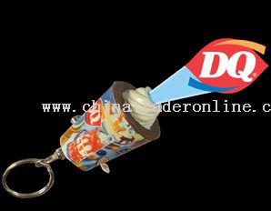 Ice cream Shape Logo Projector Keychain from China