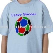 I Love Soccer T-shirt from China